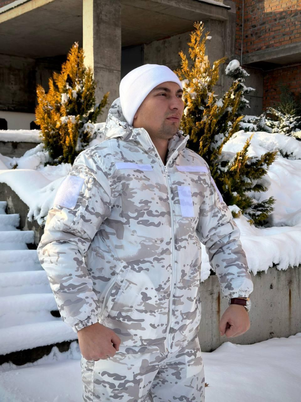 Утеплений маскувальний костюм Omni heat ALPINE