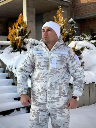 Утеплений маскувальний костюм Omni heat ALPINE