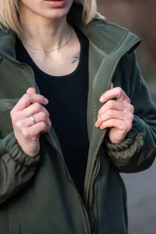 Кофта жіноча мікрофліс Olive R Military