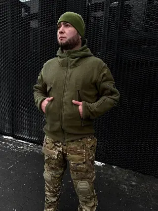 Флісова куртка Shark All-Weather олива