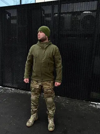 Флісова куртка Shark All-Weather олива