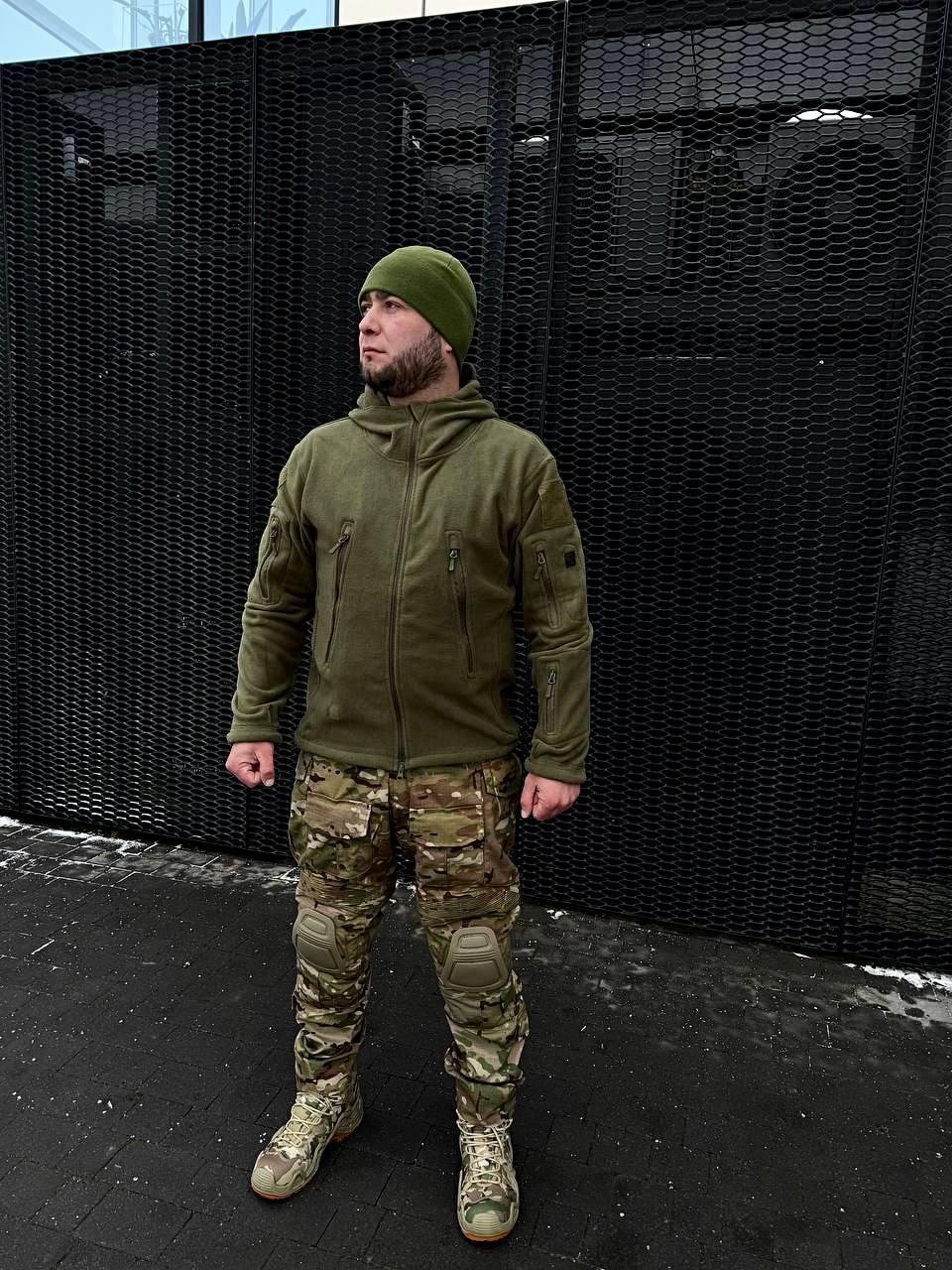 Флісова куртка Shark All-Weather олива
