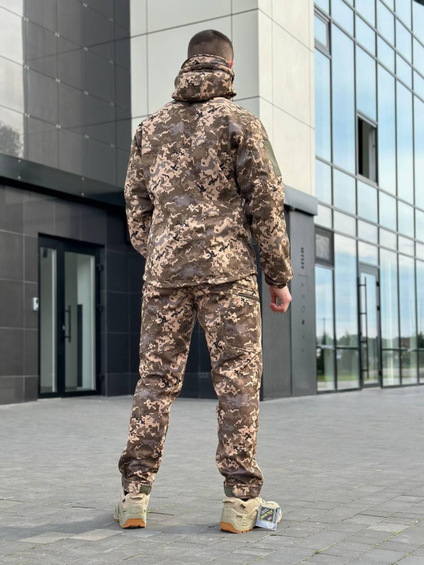 Костюм піксель софтшел B&L БАТАЛИ