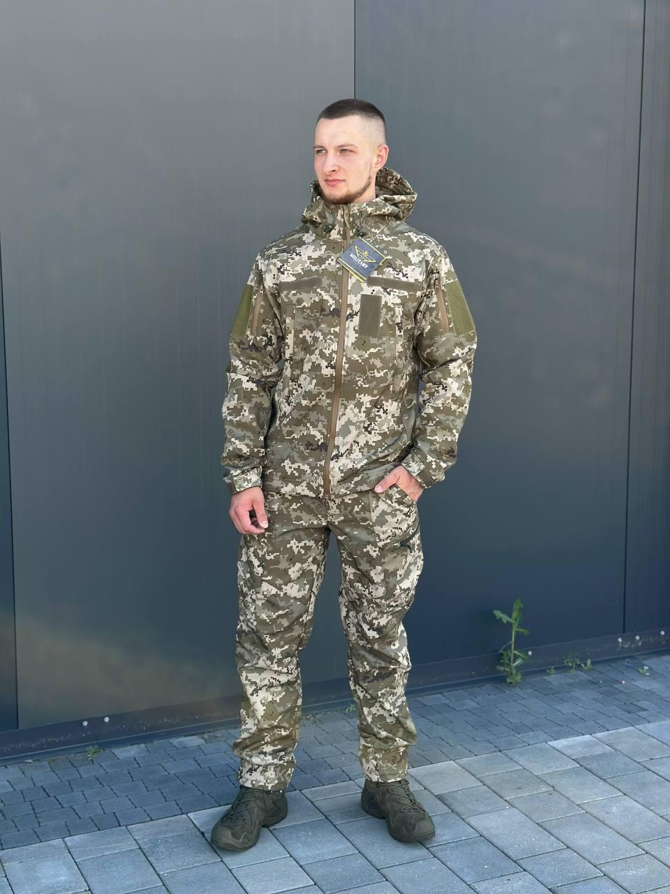 штани Softshell піксель B&L