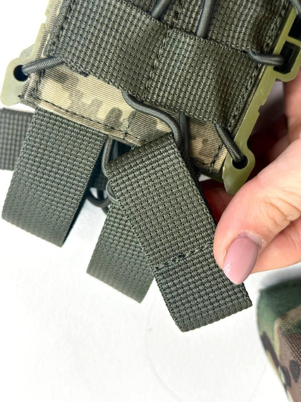 Подвійний Підсумок під магазин (2 ріжка) відкритий твердий