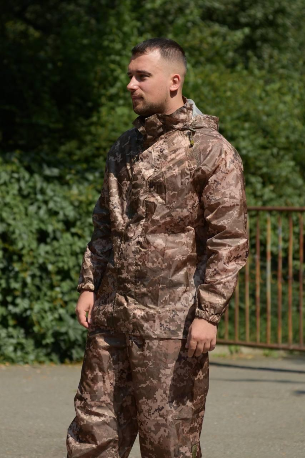 Дощовий Комплект Military Піксель , Дощовик mm14