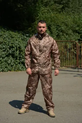 Дощовий Комплект Military Піксель , Дощовик mm14