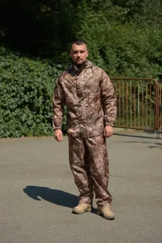 Дощовий Комплект Military Піксель , Дощовик mm14