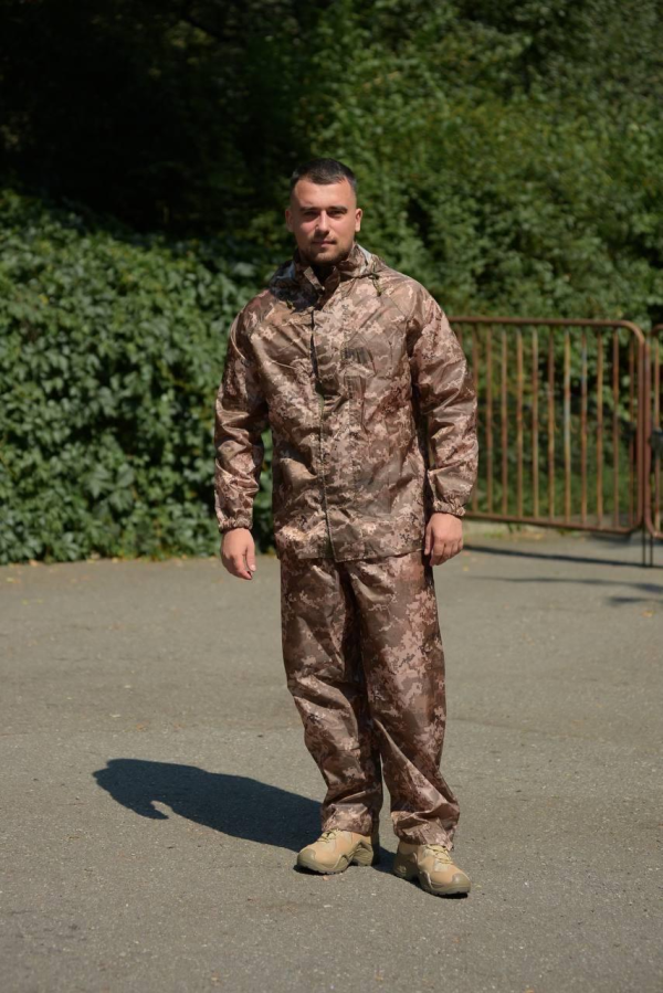 Дощовий Комплект Military Піксель , Дощовик mm14
