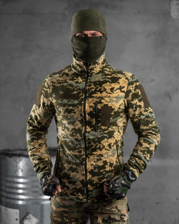 Флісова кофта піксель