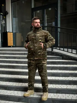Флісовий костюм на хутрі