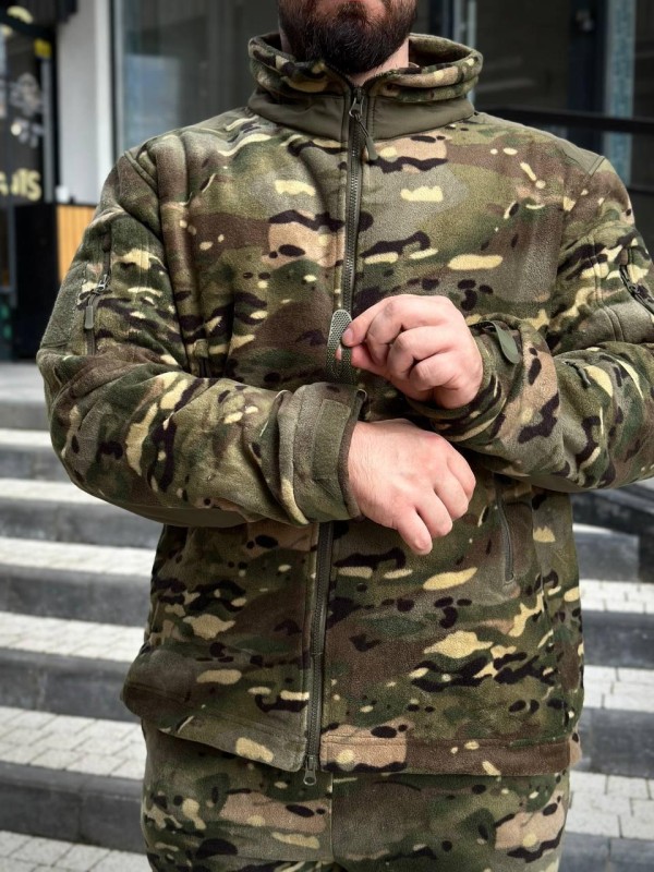 Флісовий костюм на хутрі
