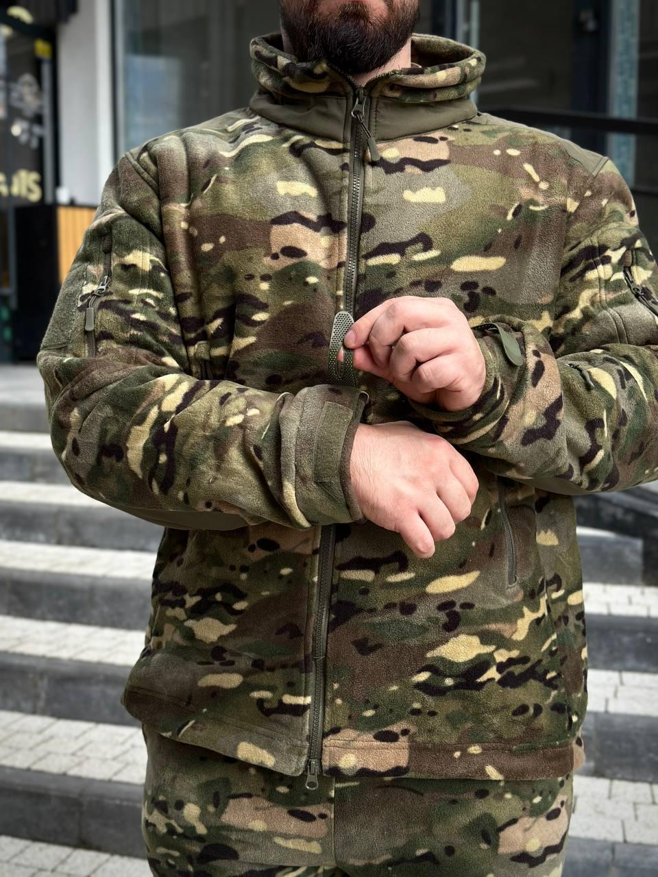 Флісовий костюм на хутрі