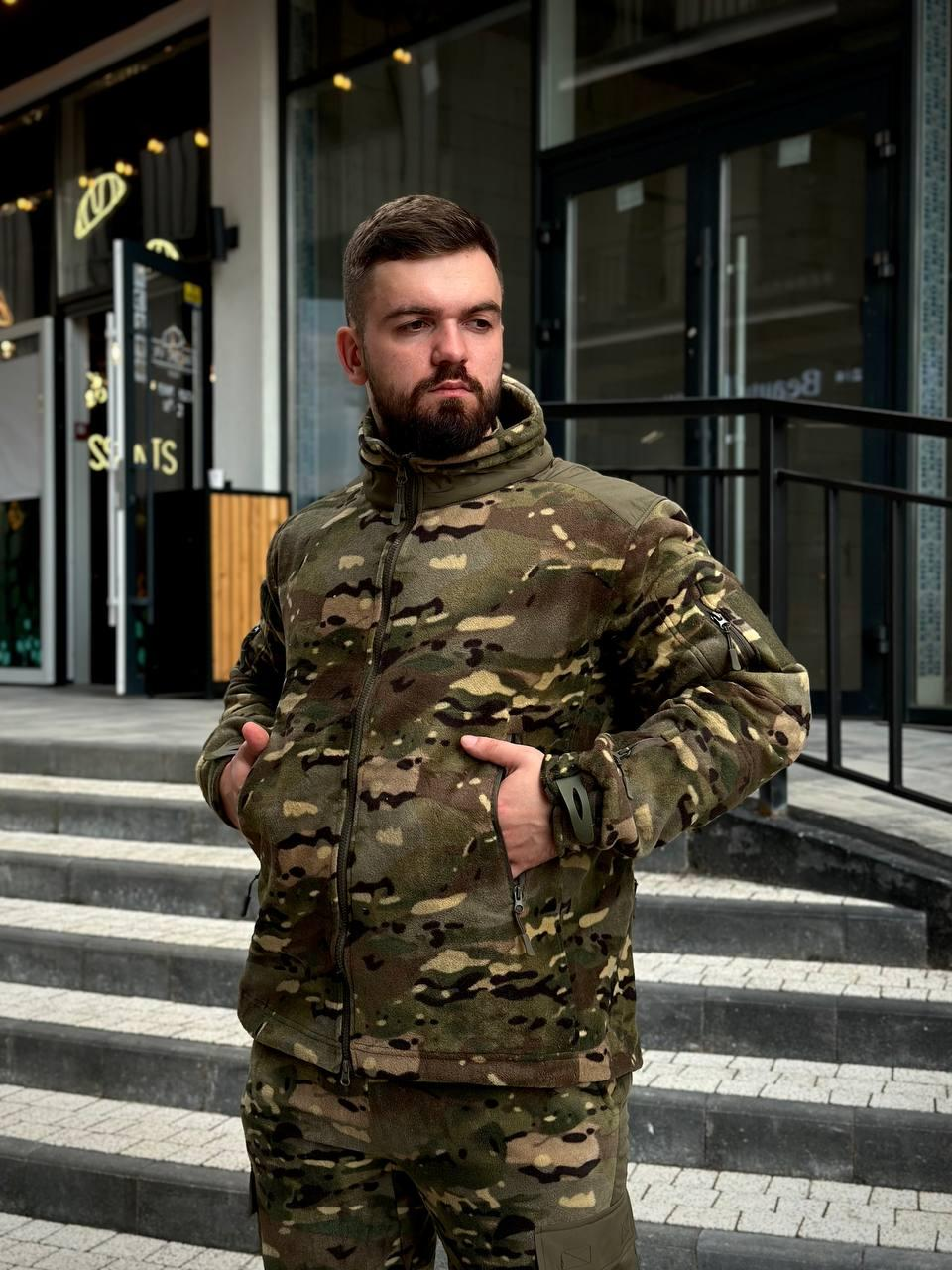 Флісовий костюм на хутрі