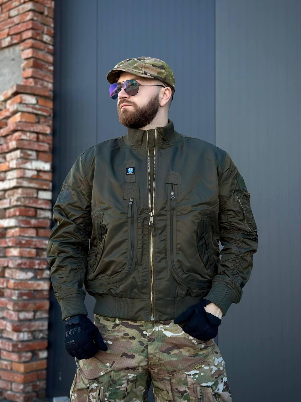 Бомбер льотний олива AIR Forces Olive