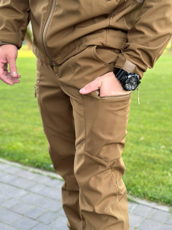 штани койот софтшел Military