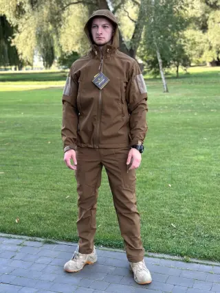 штани койот софтшел Military