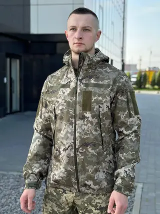 Куртка Софтшел піксель B&L