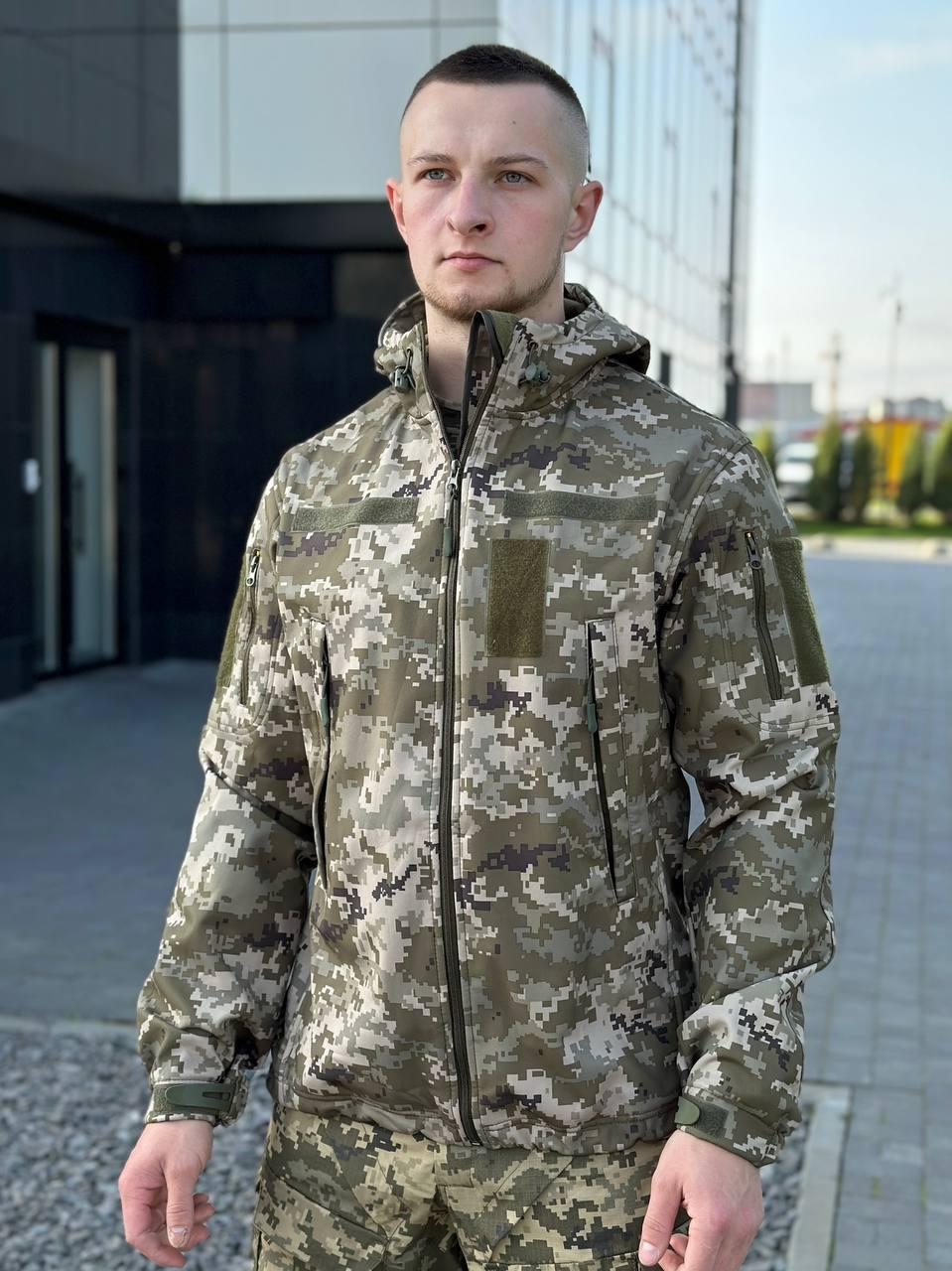 Куртка Софтшел піксель B&L
