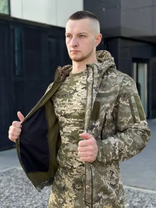 Куртка Софтшел піксель B&L