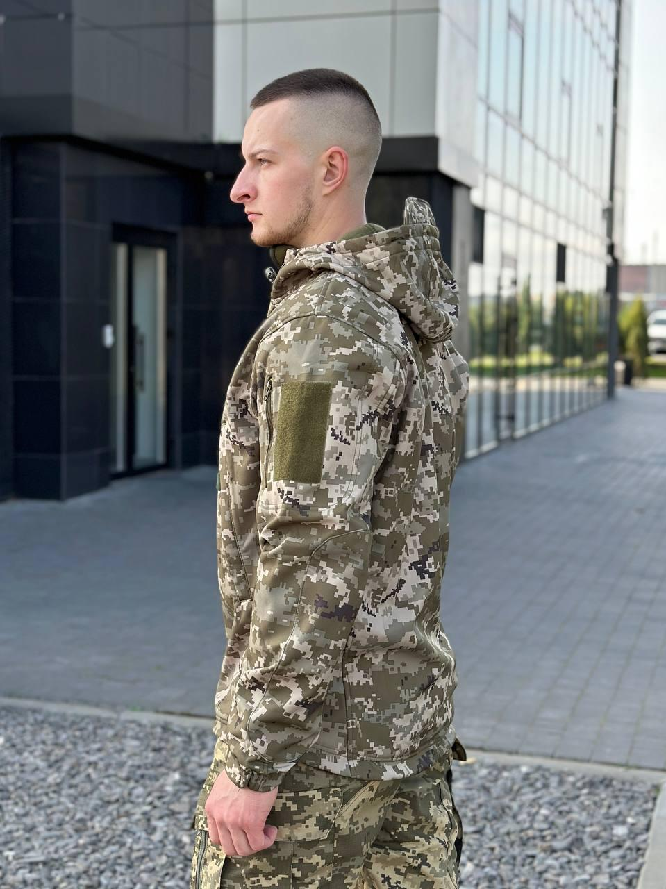 Куртка Софтшел піксель B&L
