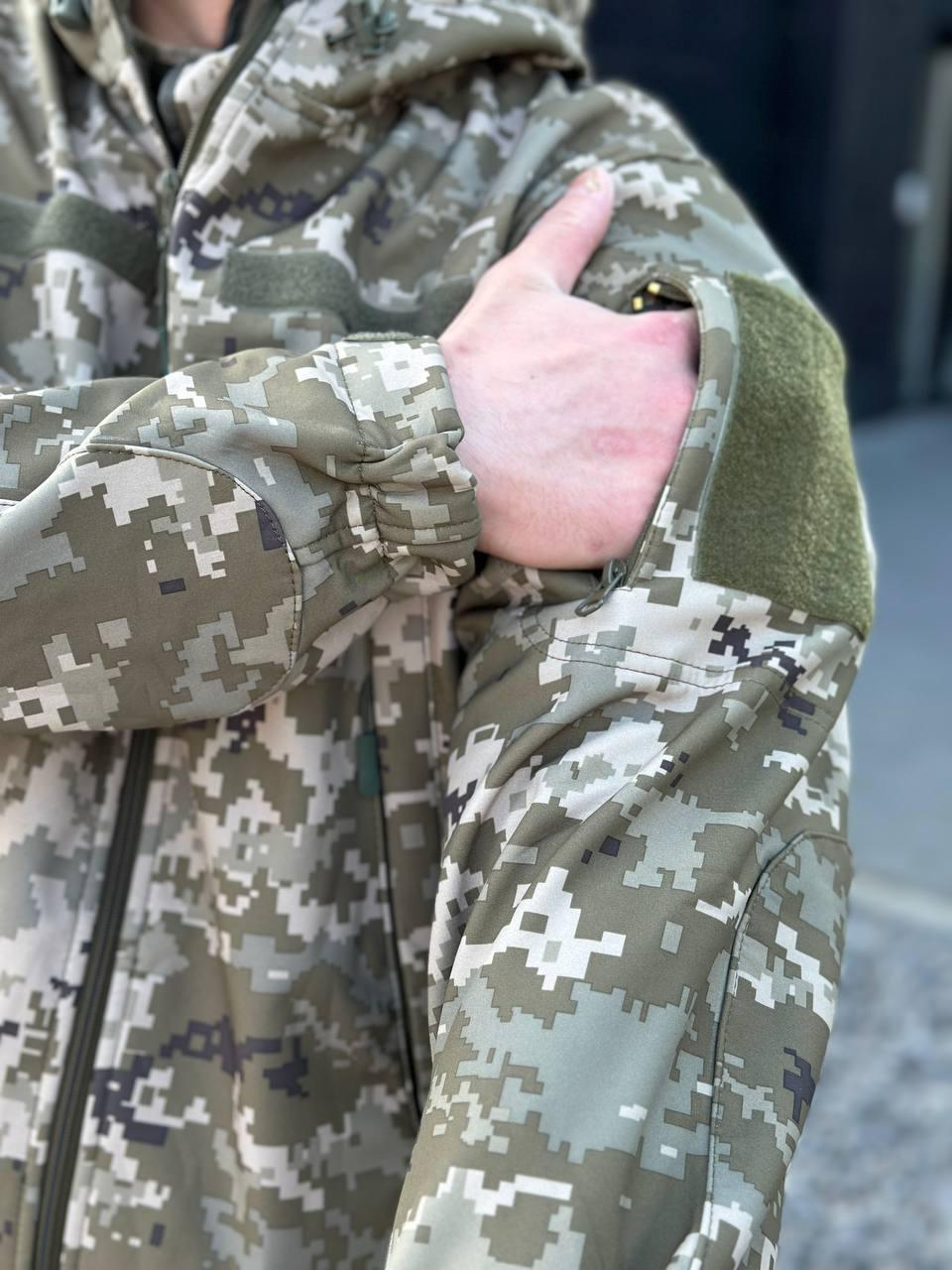 Куртка Софтшел піксель B&L