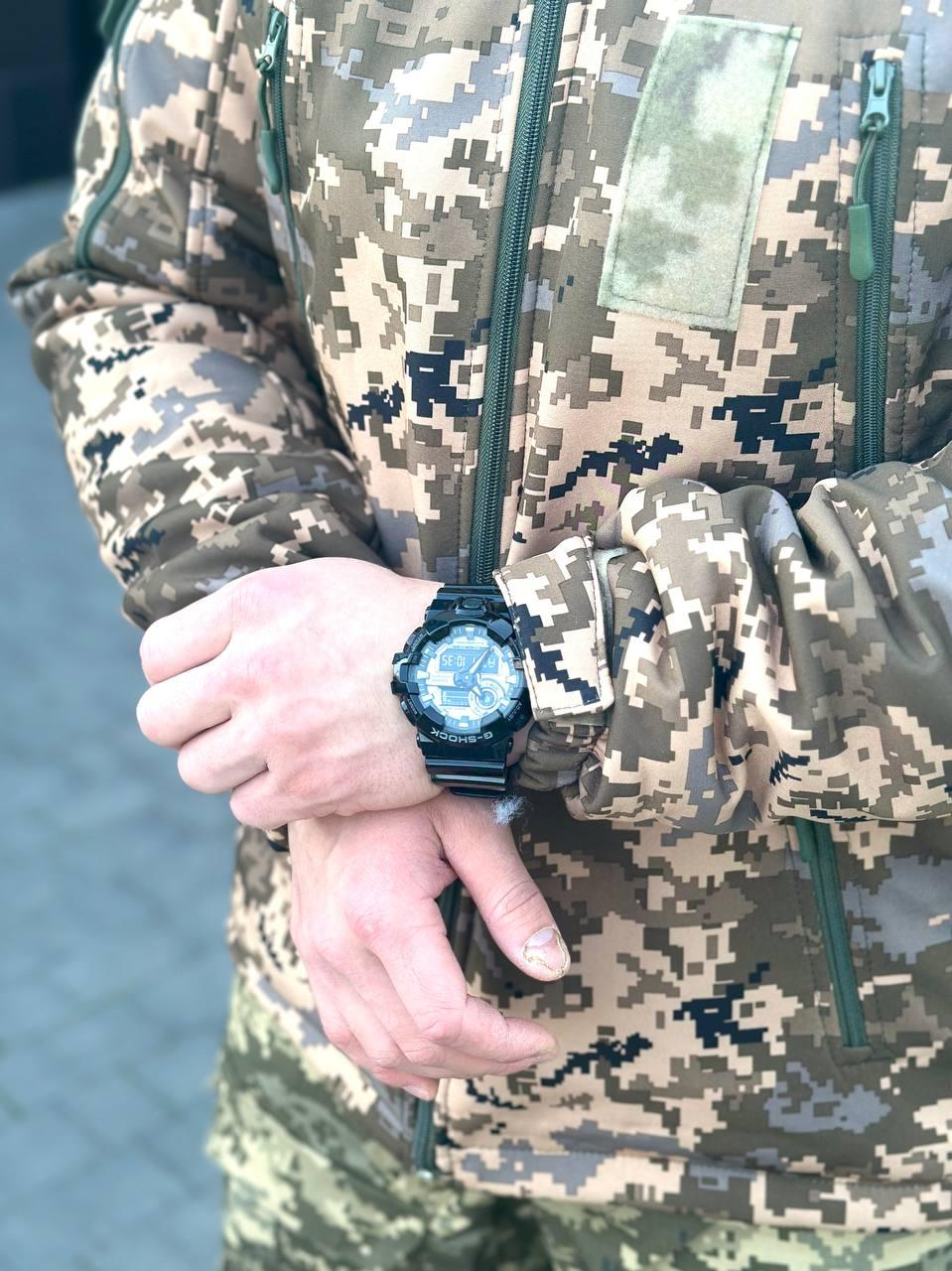 Куртка Софтшел К. піксель Military