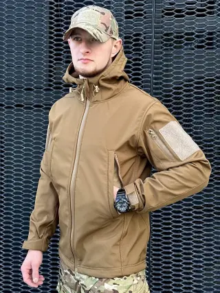 Куртка Софтшел койот Military
