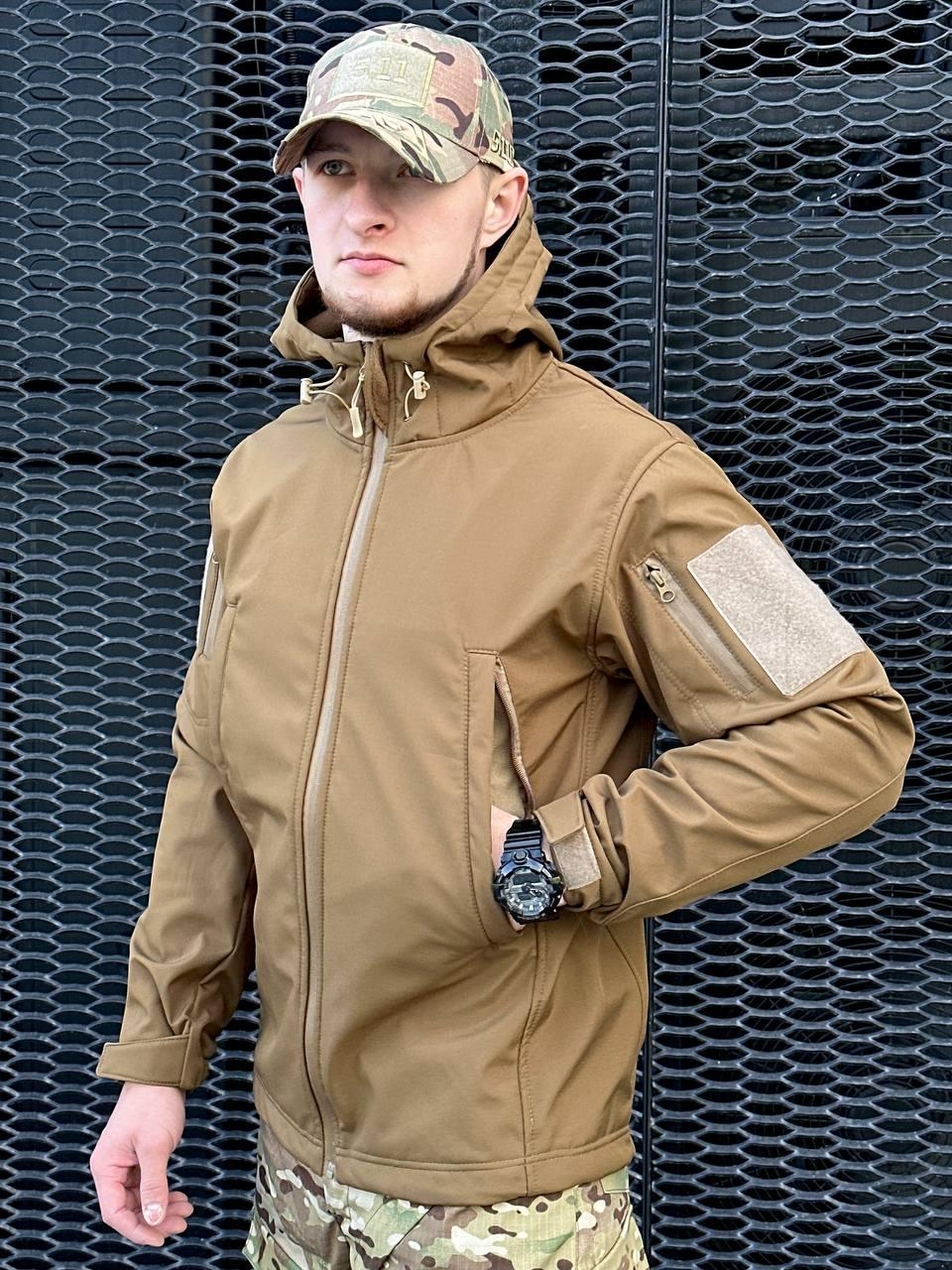 Куртка Софтшел койот Military