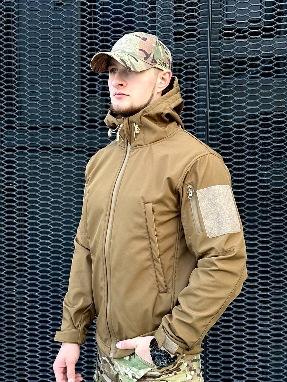 Куртка Софтшел койот Military