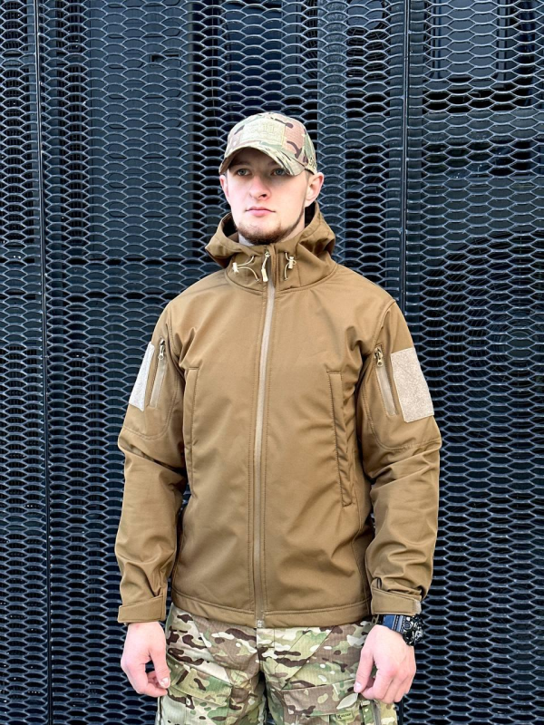Куртка Софтшел койот Military