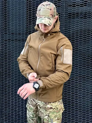 Куртка Софтшел койот Military
