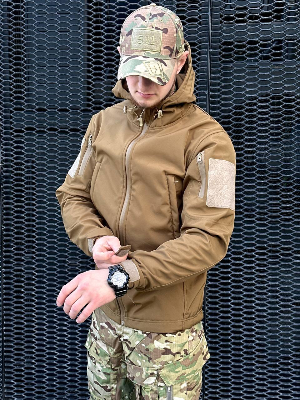 Куртка Софтшел койот Military