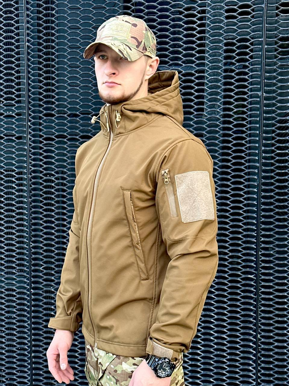 Куртка Софтшел койот Military