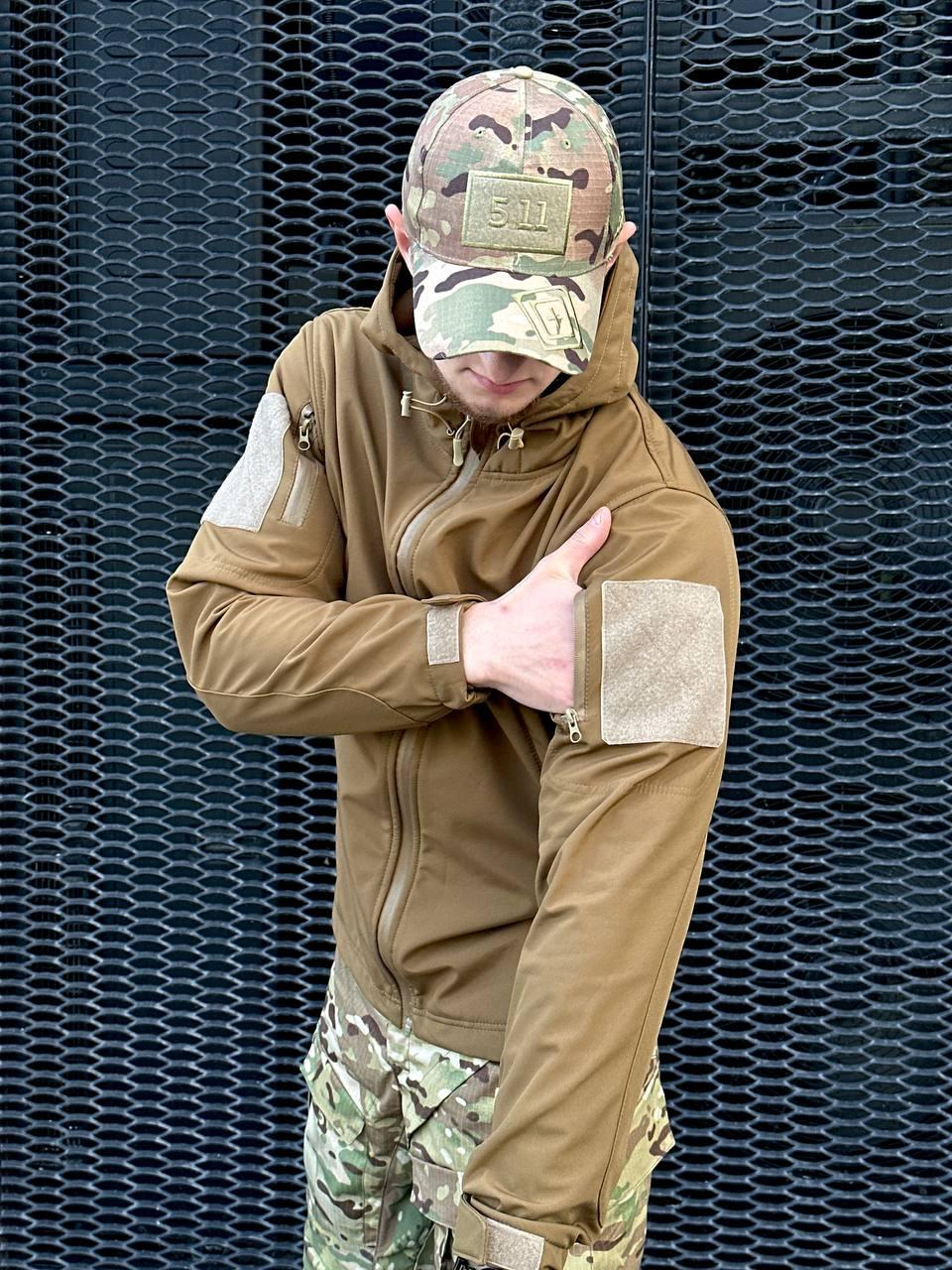 Куртка Софтшел койот Military