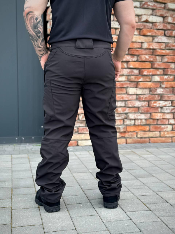 Костюм чорний софтшел Military