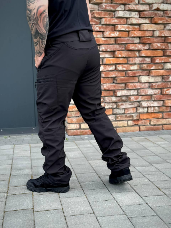Костюм чорний софтшел Military
