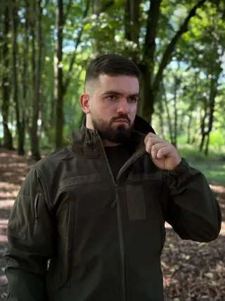 Костюм олива софтшел Military