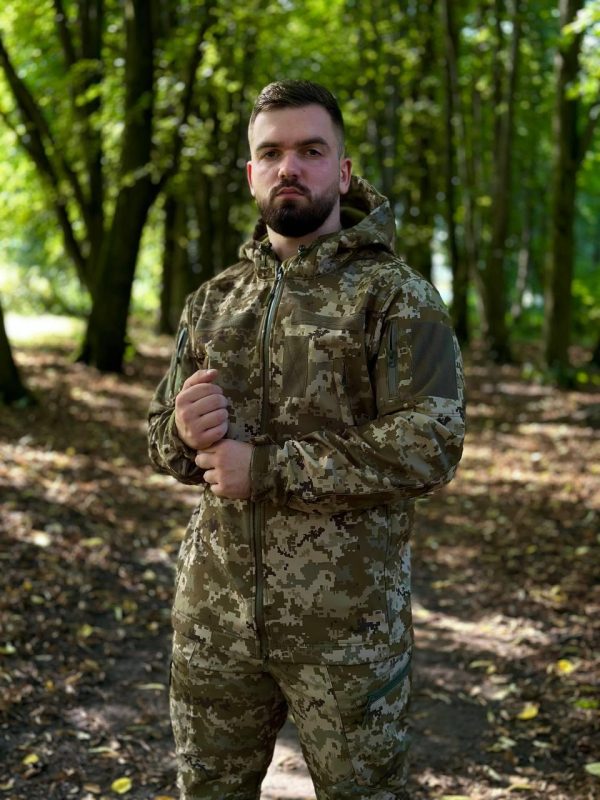 Костюм піксель софтшел Military