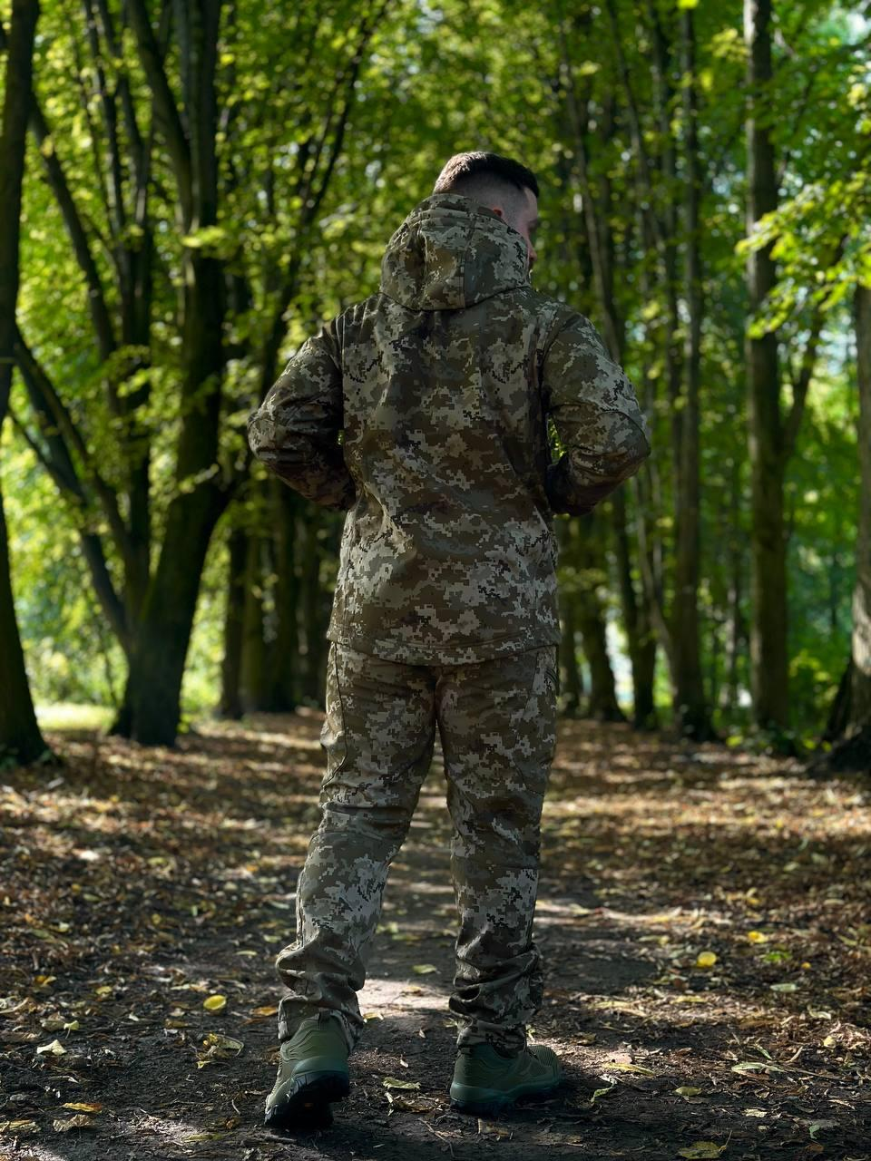 Костюм піксель софтшел Military