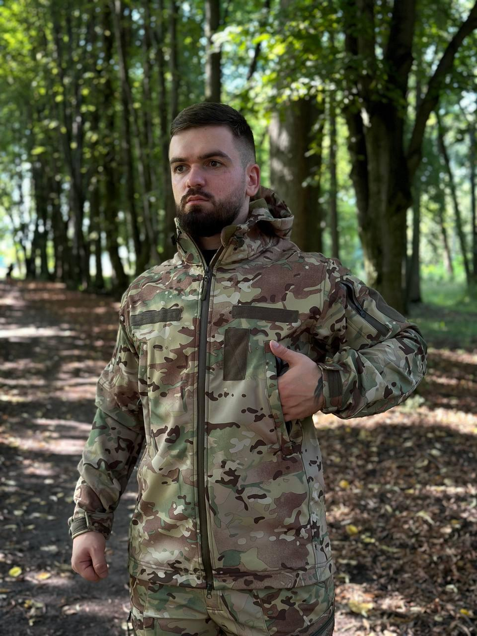 Костюм мультикам софтшел Military