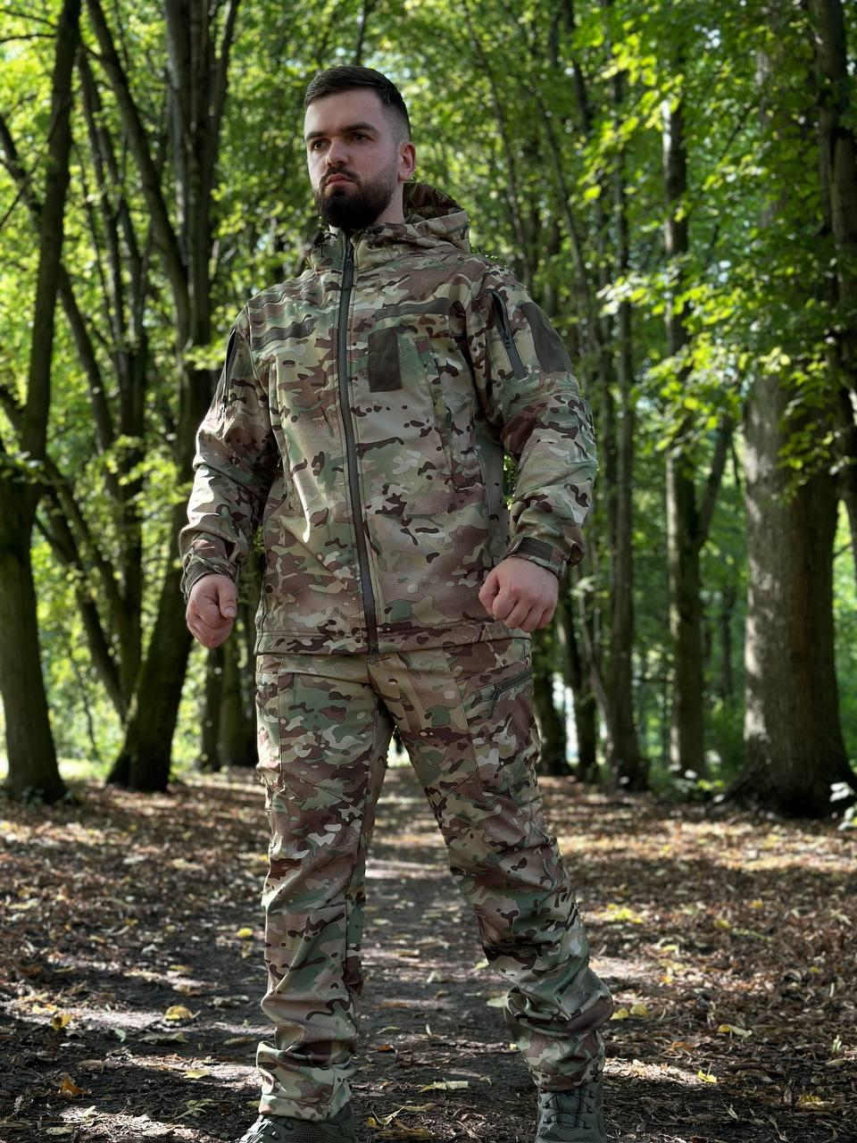 Костюм мультикам софтшел Military