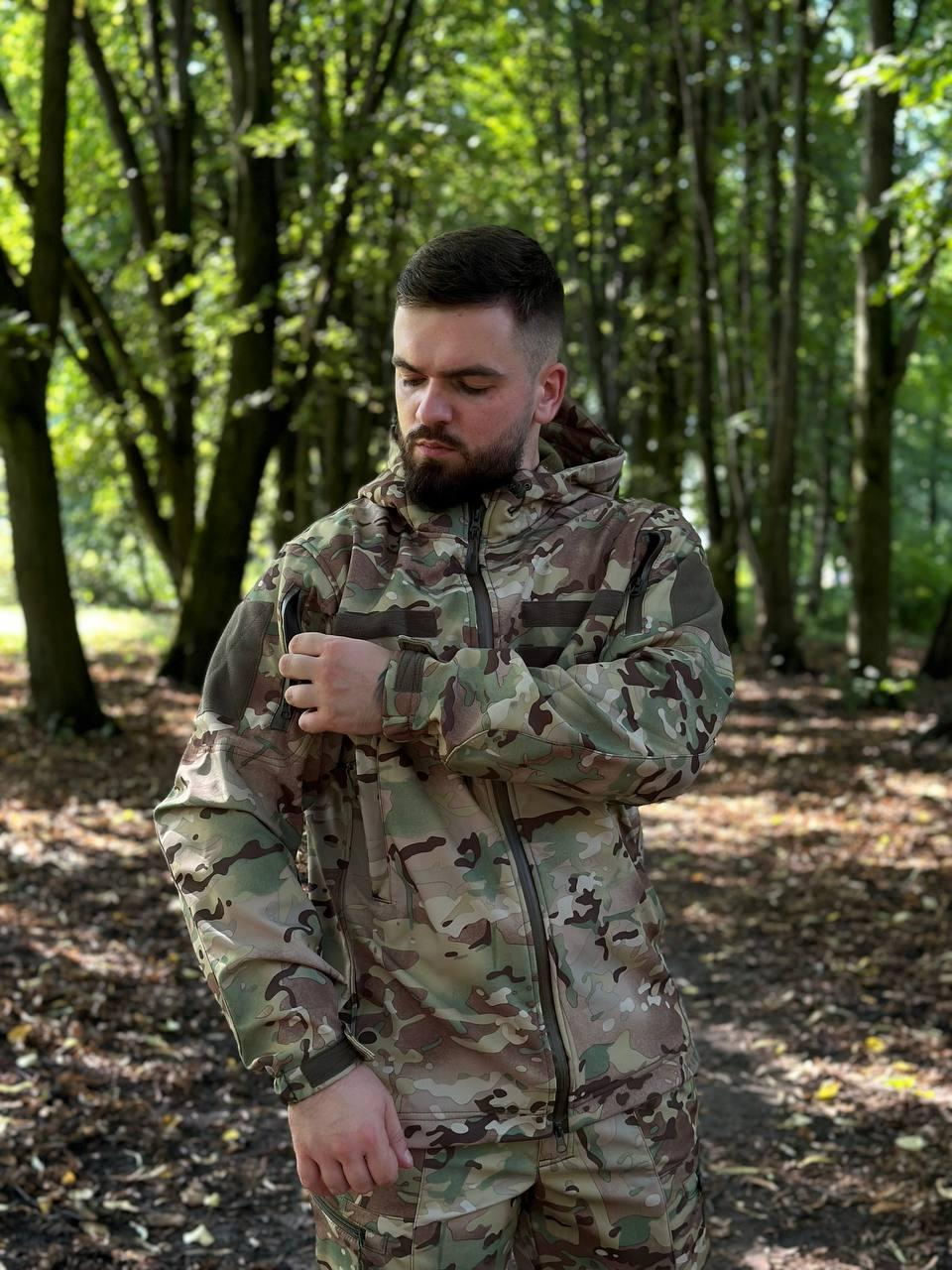 Костюм мультикам софтшел Military