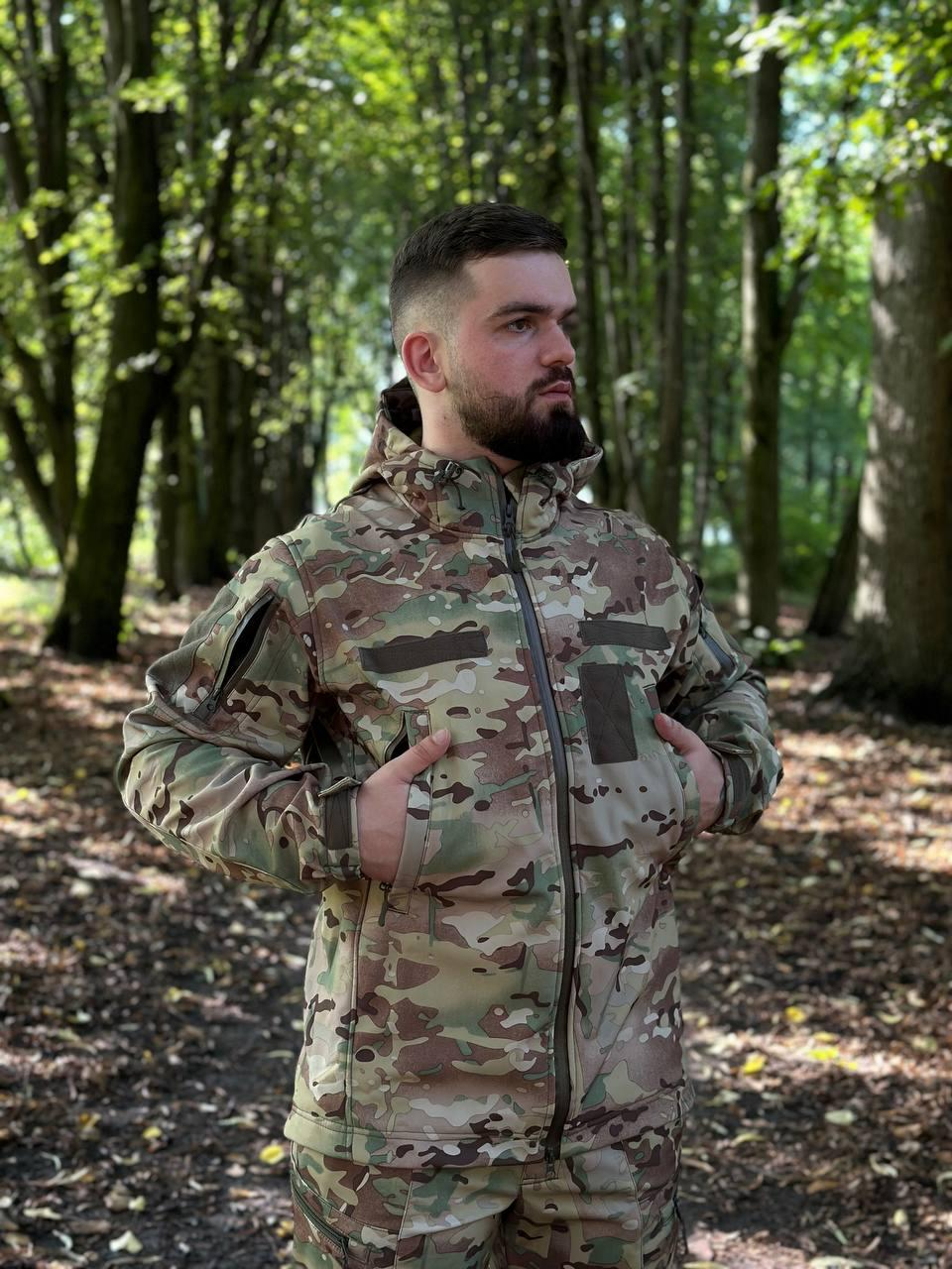 Костюм мультикам софтшел Military