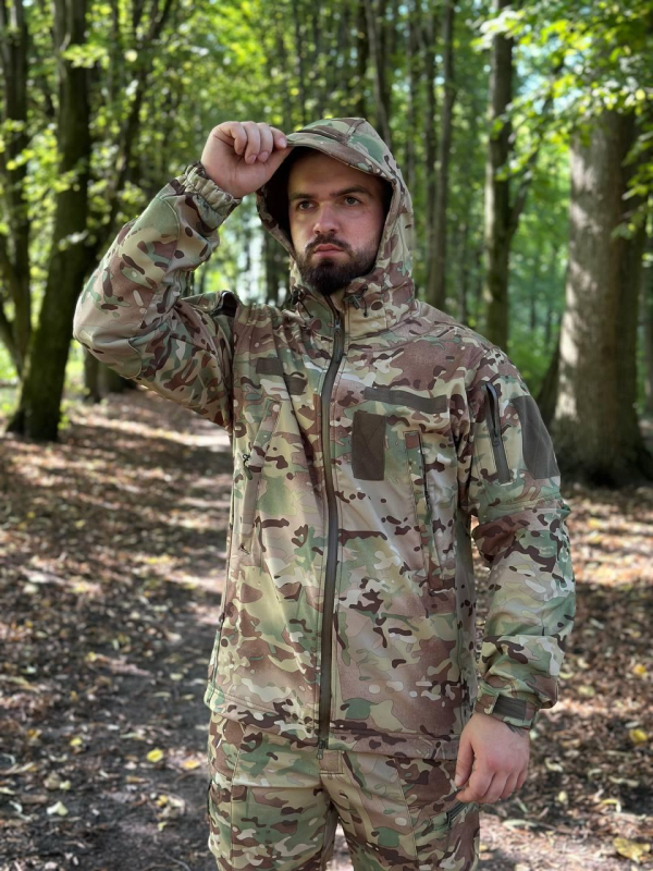 Костюм мультикам софтшел Military