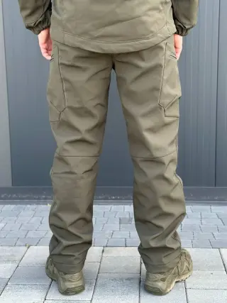 штани олива софтшел Military