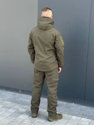 штани олива софтшел Military