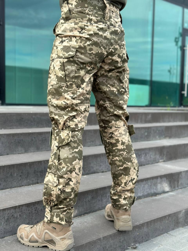 Штани піксель з наколінниками