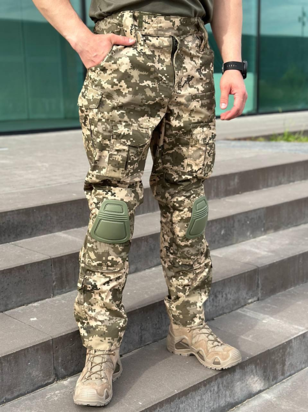 Штани піксель з наколінниками