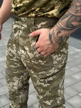Костюм піксель софтшел B&L